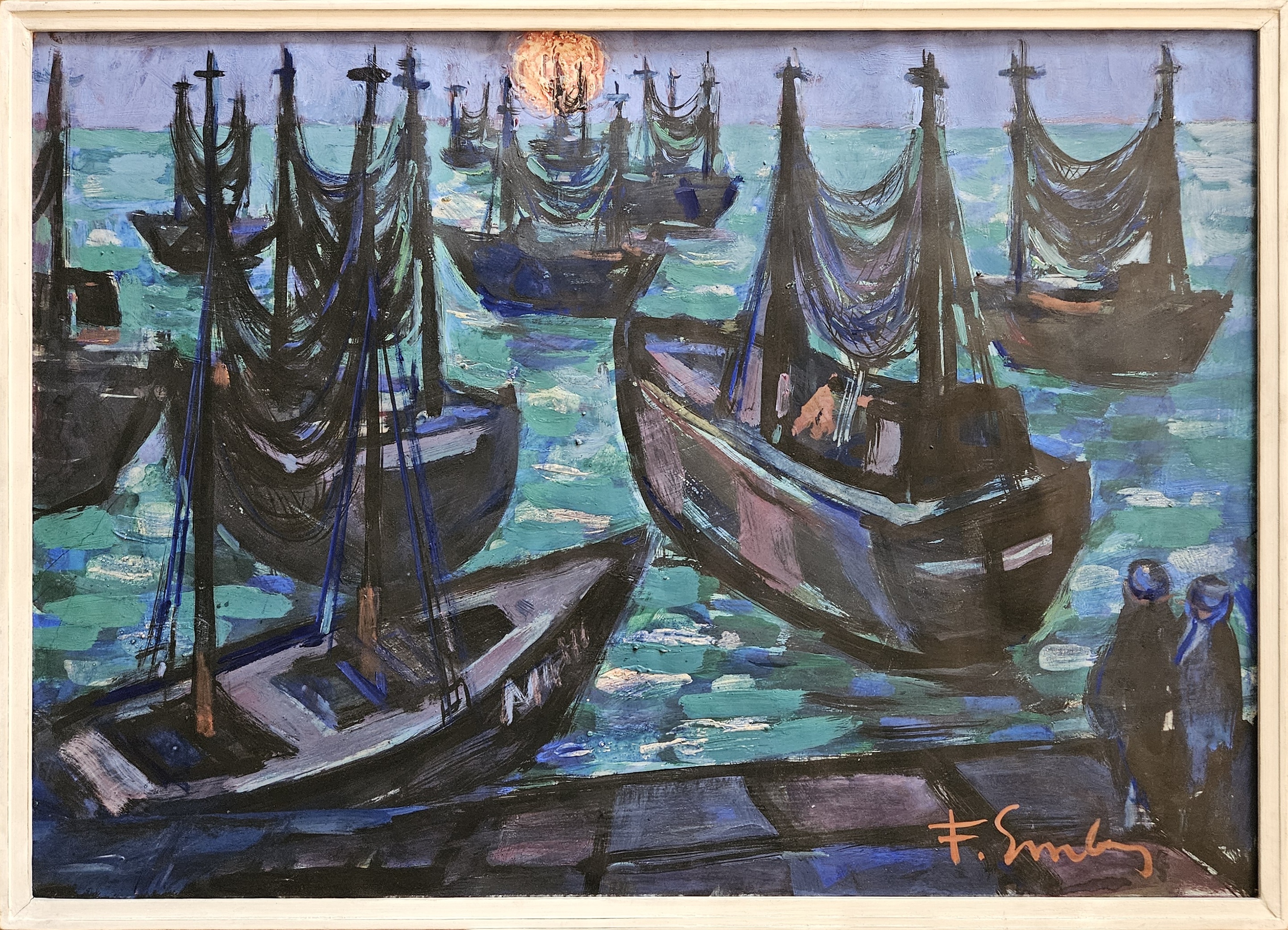 František Emler – Rybářské bárky