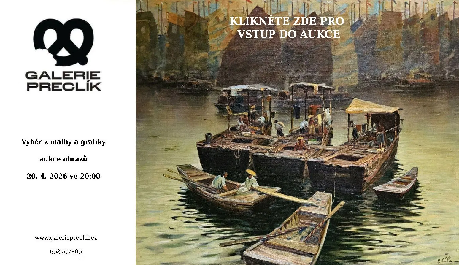 Aukce Výběr z malby a grafiky