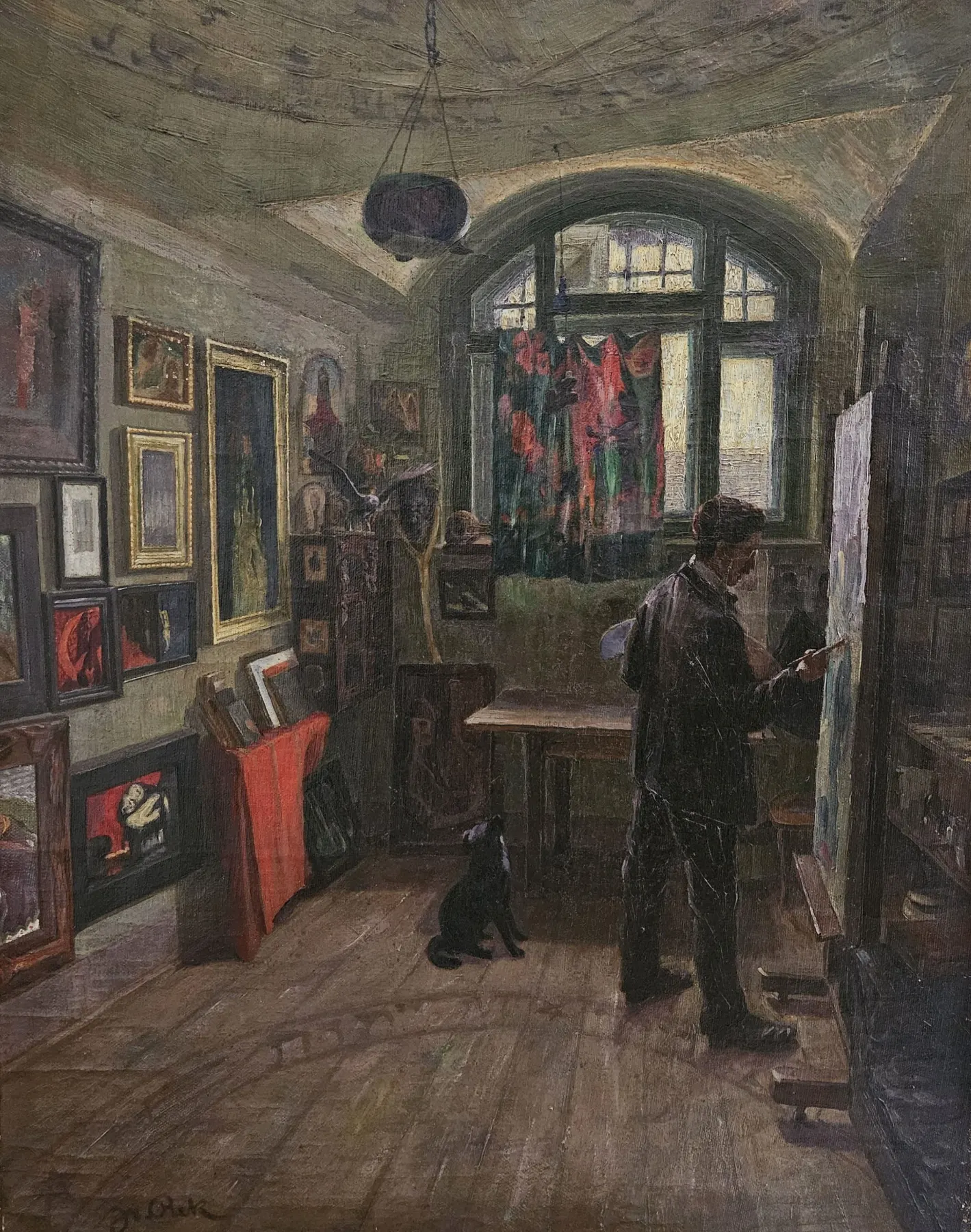 František Rek – Josef Váchal v atelieru