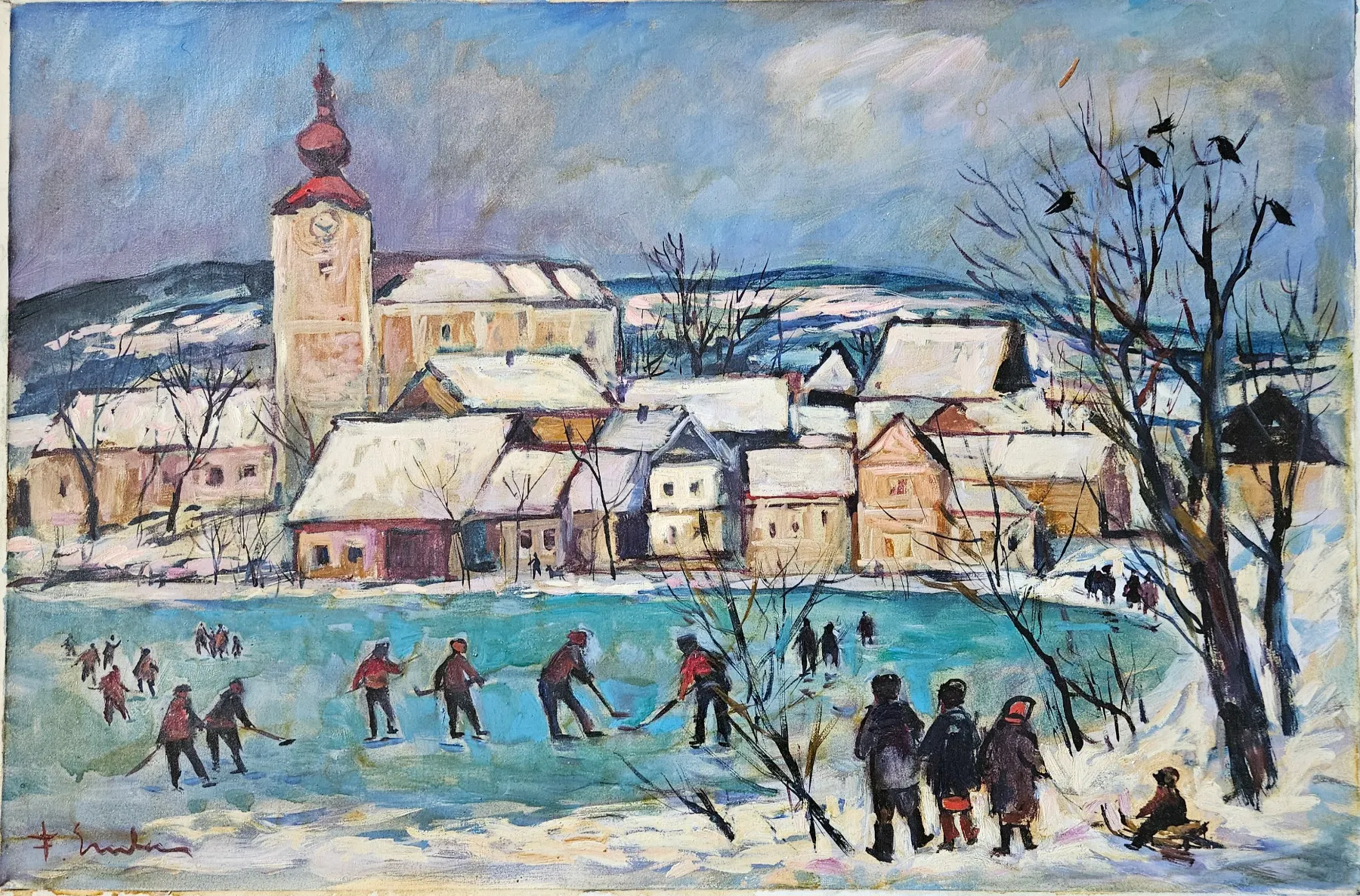 František Emler – Bruslení