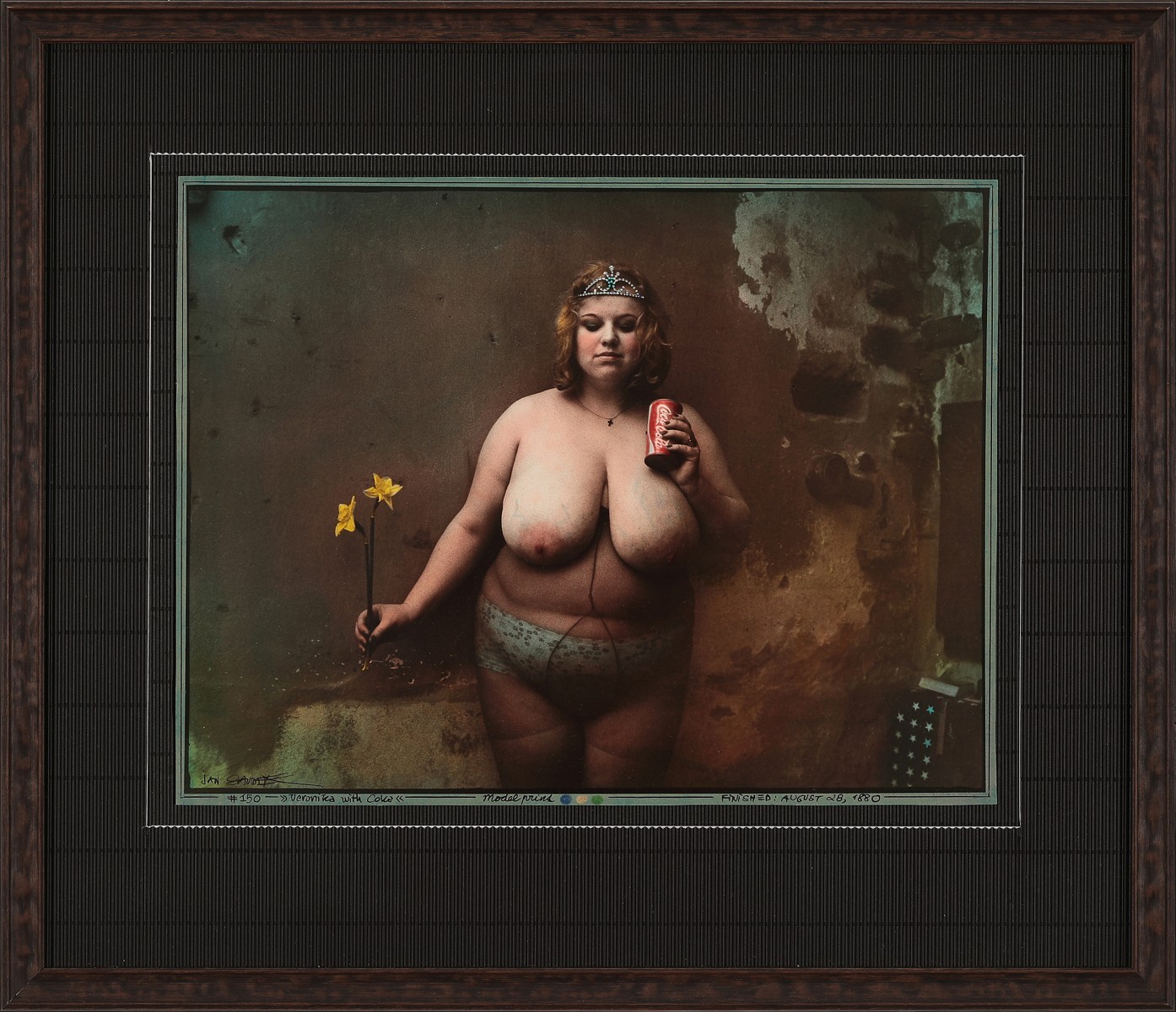 Jan Saudek – Veronika withe coke