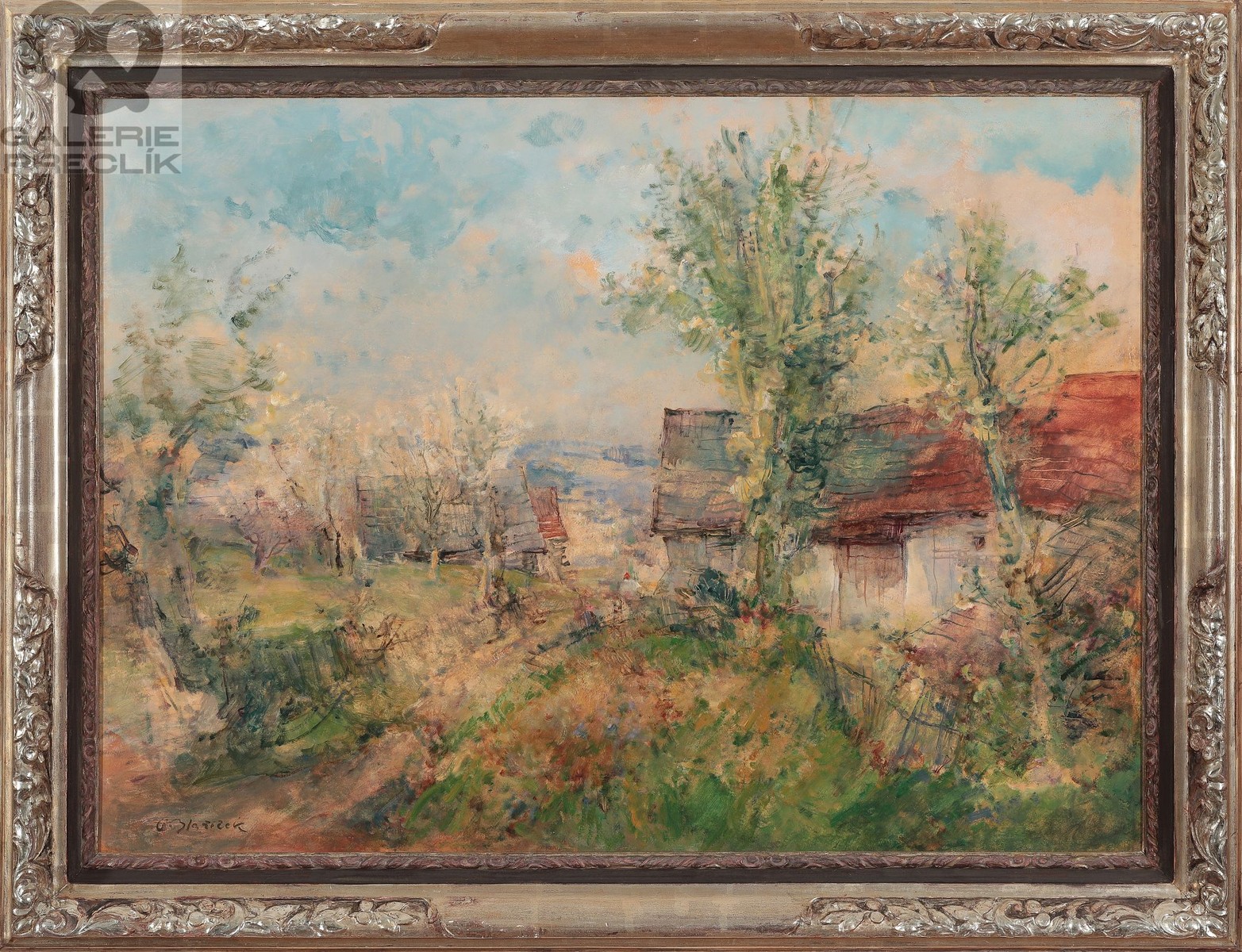 Oldřich Blažíček – Vesnice na začátku léta