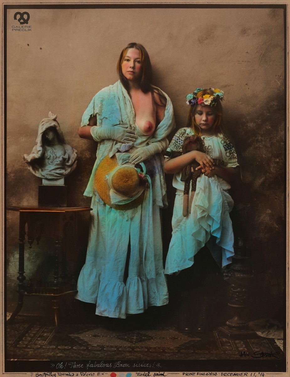 Jan Saudek – Sestřičky Veronika a Valérie B.