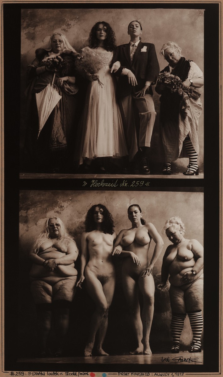 Jan Saudek – Svatba loutek