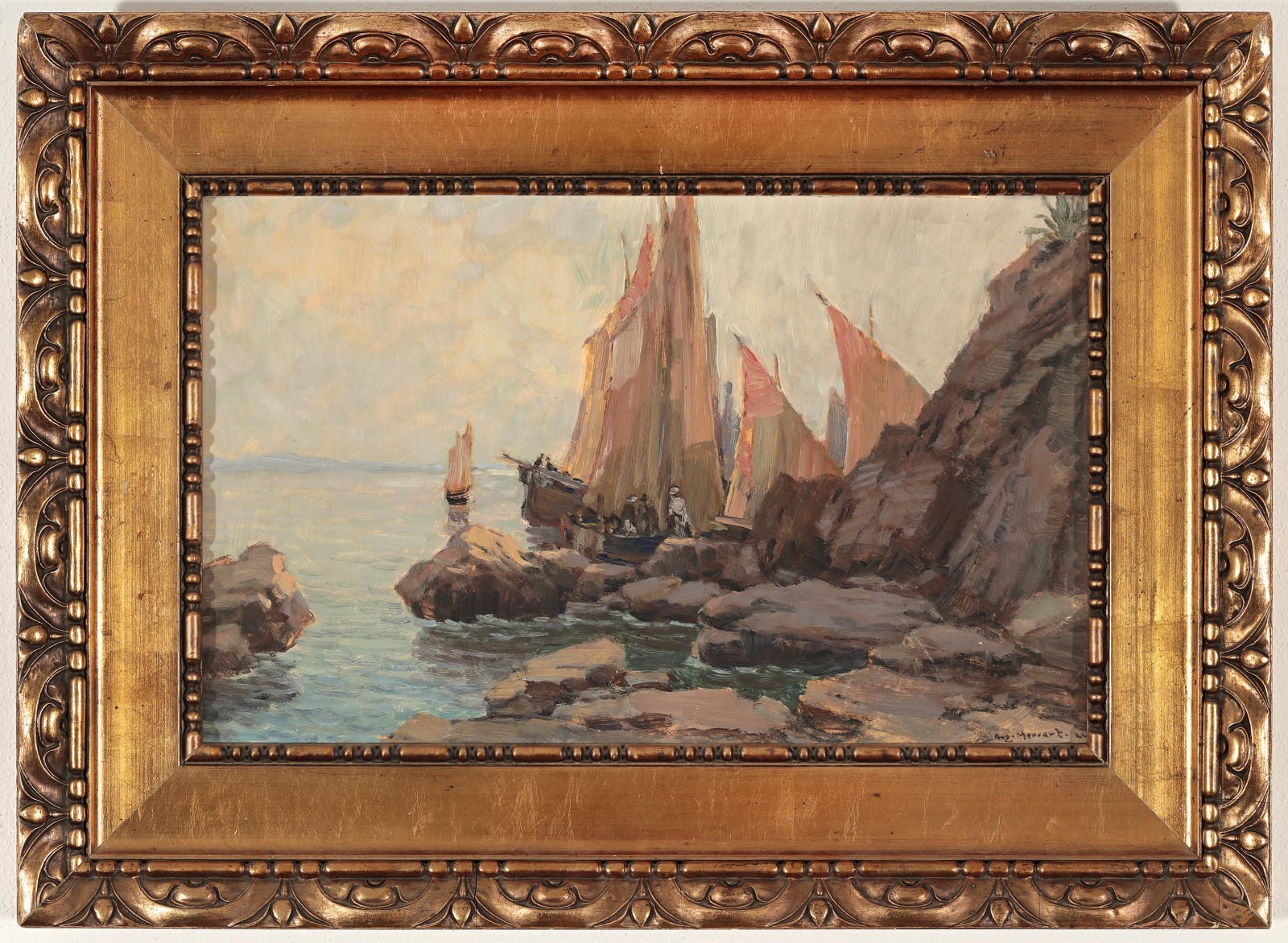 Augustin Mervart – Rybářské lodě z Albánie